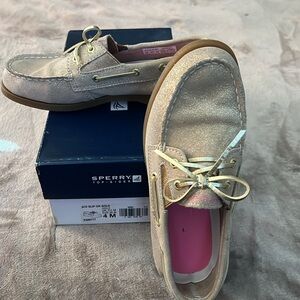 Sperry Gold Top-Sider Slip-Ons